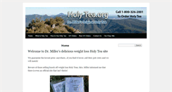 Desktop Screenshot of holytea.org